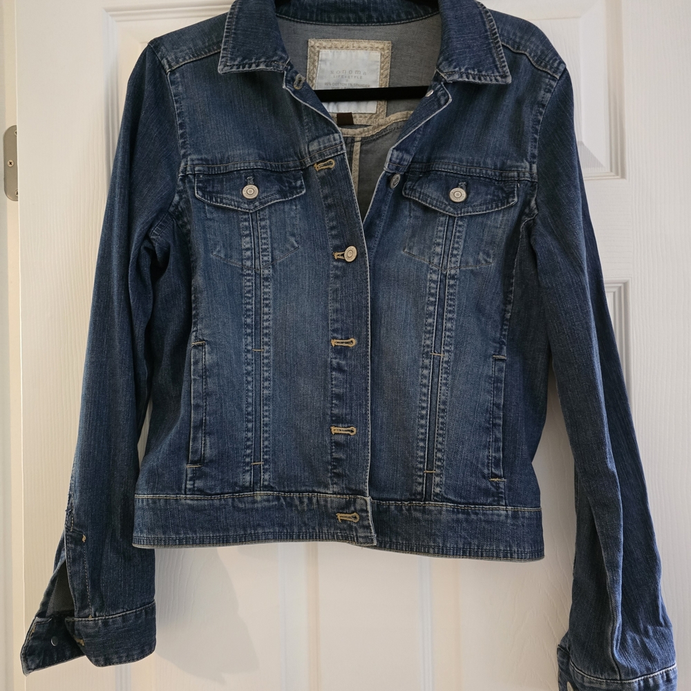 Sonoma Dark Blue Jean Jacket